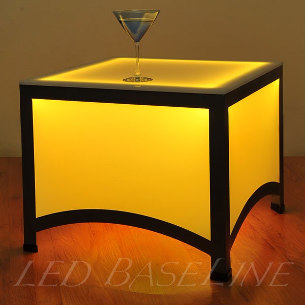 LED Cube Cocktail Table