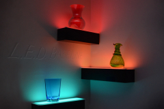 Lighted Floating Shelves