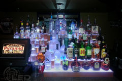 Lighted Bar Shelves