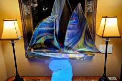 led_display_shelf_glass_sailboat_art_acrylic