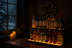 led_display_shelf_winter_bar_scene_warm_lighting
