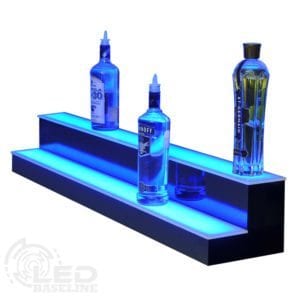 home bar shelves from LED Baseline.