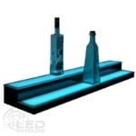 2 Step Low Pro 2 Tier Low Profile LED Display Shelf