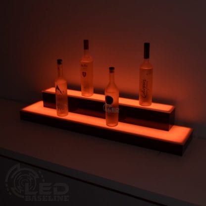 2 Tier Wrap Around LED Display Shelf 2