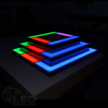 Corner LED Display Shelves 9