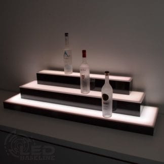 3 Tier Wrap Around LED Display Shelf