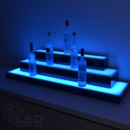 3 Tier Wrap Around LED Display Shelf 1