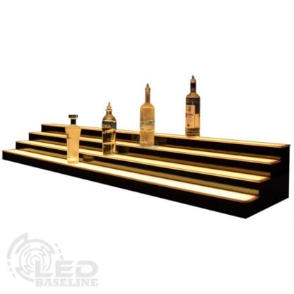 4 Tier Low Profile LED Display Shelf 4