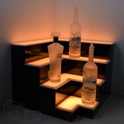 Corner LED Display Shelves 3