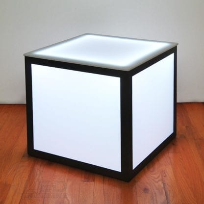 LED Cube Side Table 1
