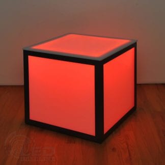 LED Cube Side Table