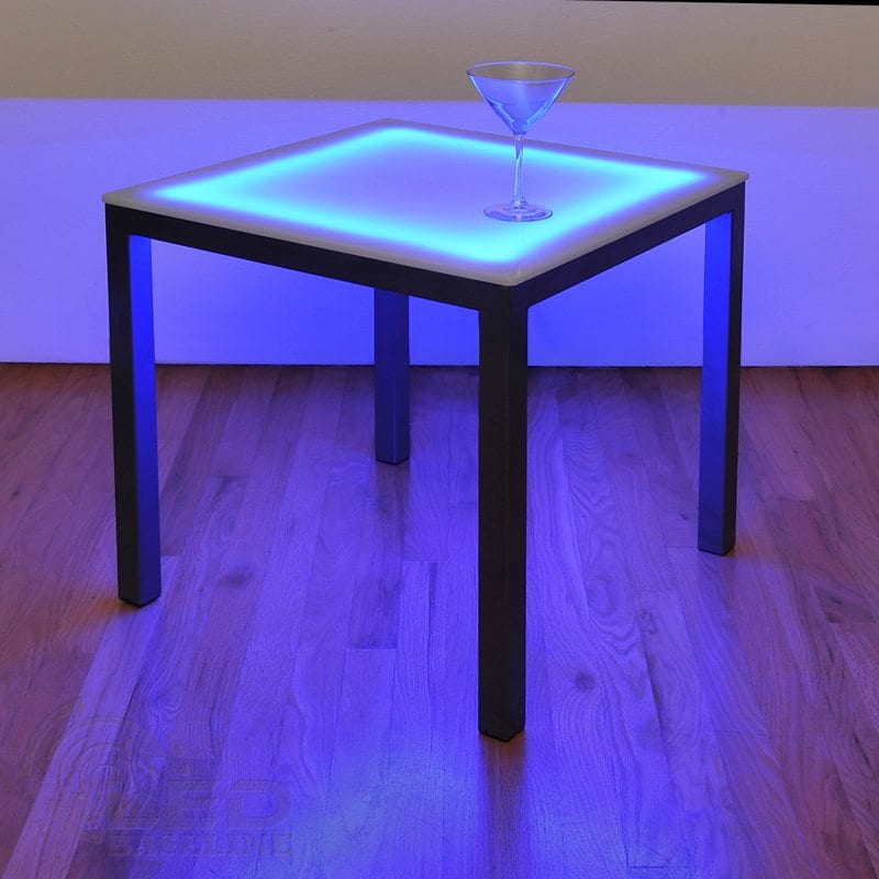 led end table