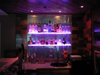 Acrylic LED Floating Shelf