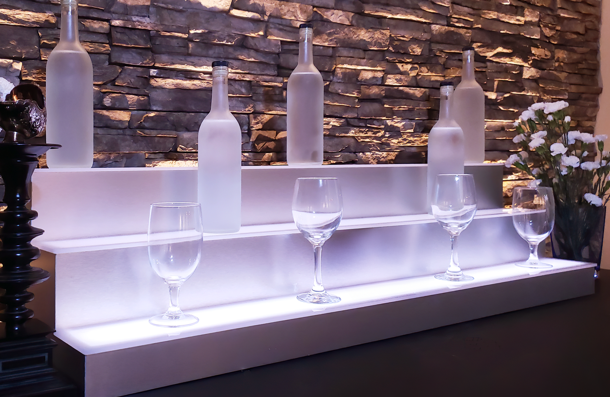 3 Step LED Shelf