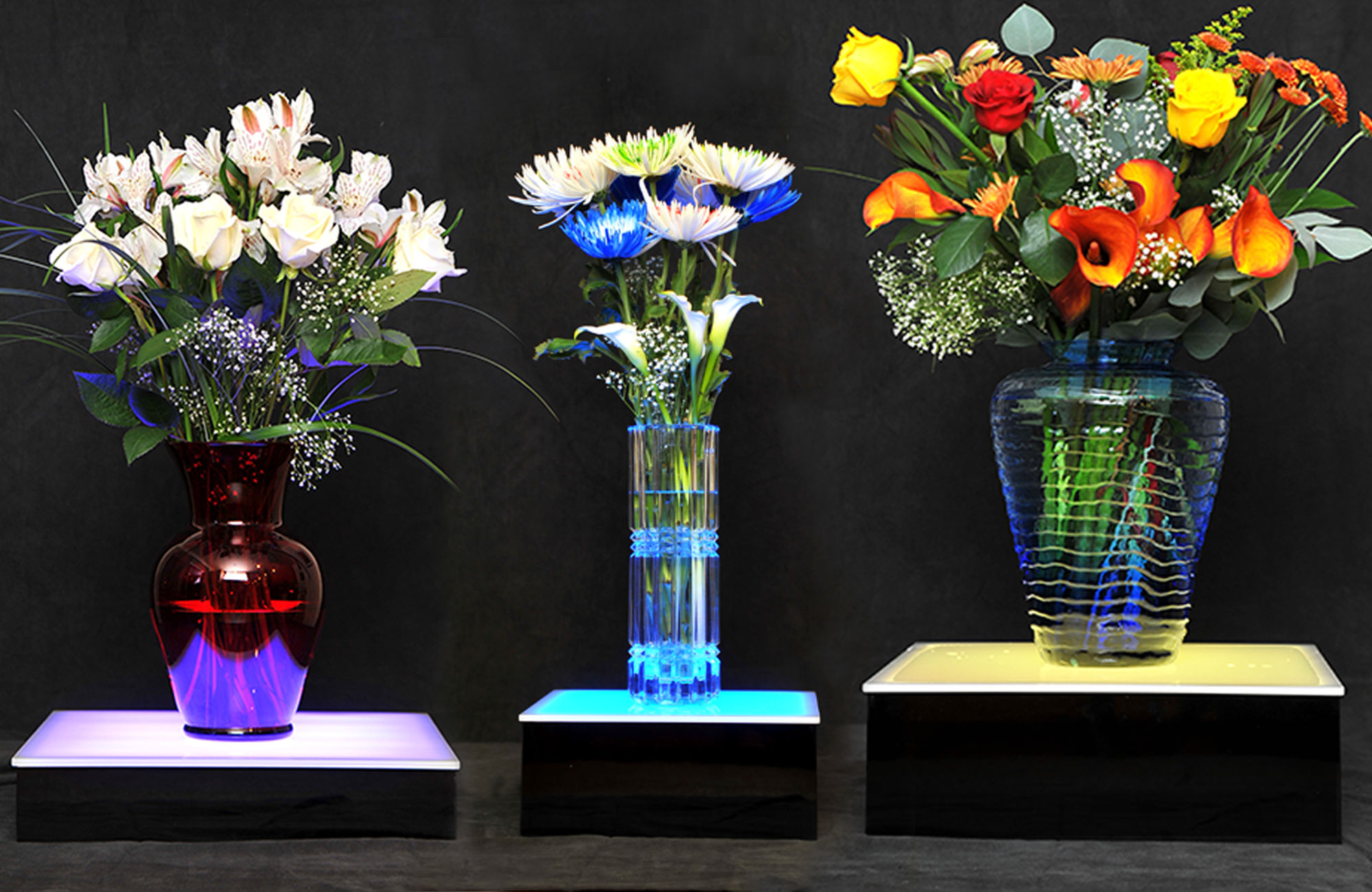 LED Acrylic Risers
