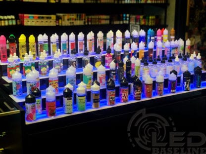 4 Tier Low Profile LED Display Shelf - Image 2