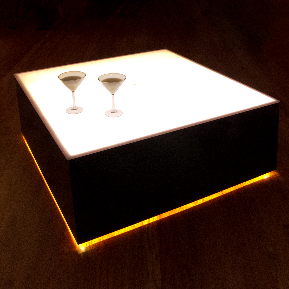 42 inch LED Baseline Custom Finish Lighted Table