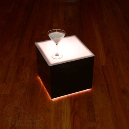 Modern LED Lighted Table -14x14