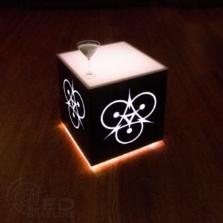 Modern Lighted Table -20x20