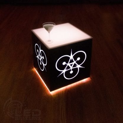 Modern Lighted Table -20x20